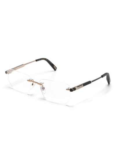 Chopard rimless square-frame glasses outlook