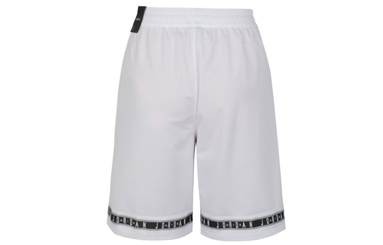 Air Jordan Alphabet Sports Basketball Shorts White AJ1109-100 - 3