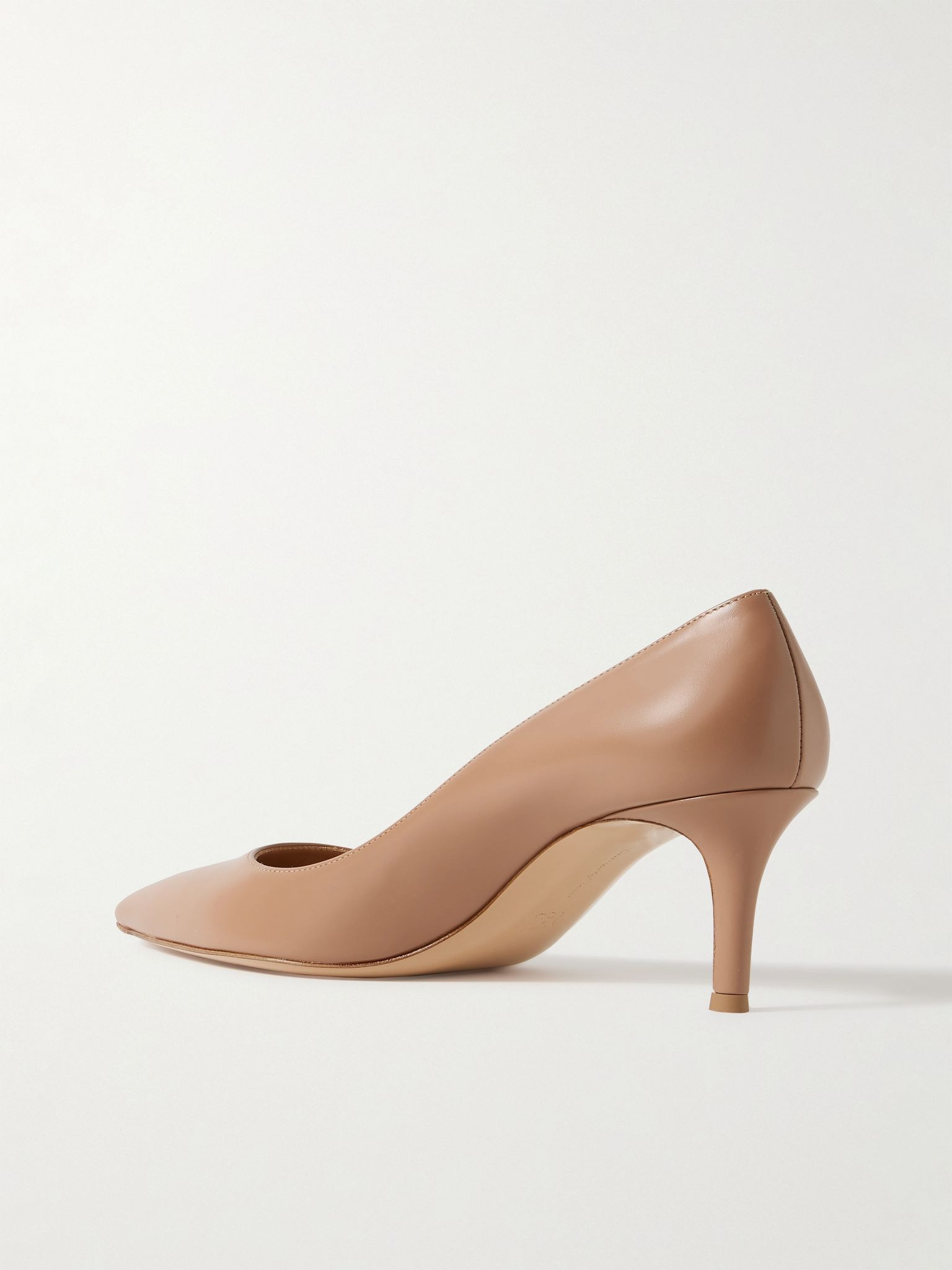 Gianvito 70 leather pumps Neutral - 3