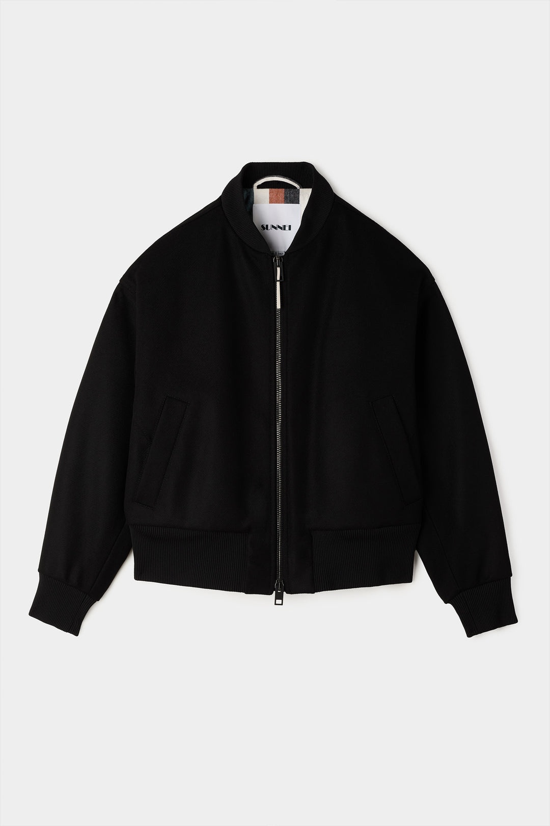 SUNNEI VARSITY BOMBER / black | REVERSIBLE