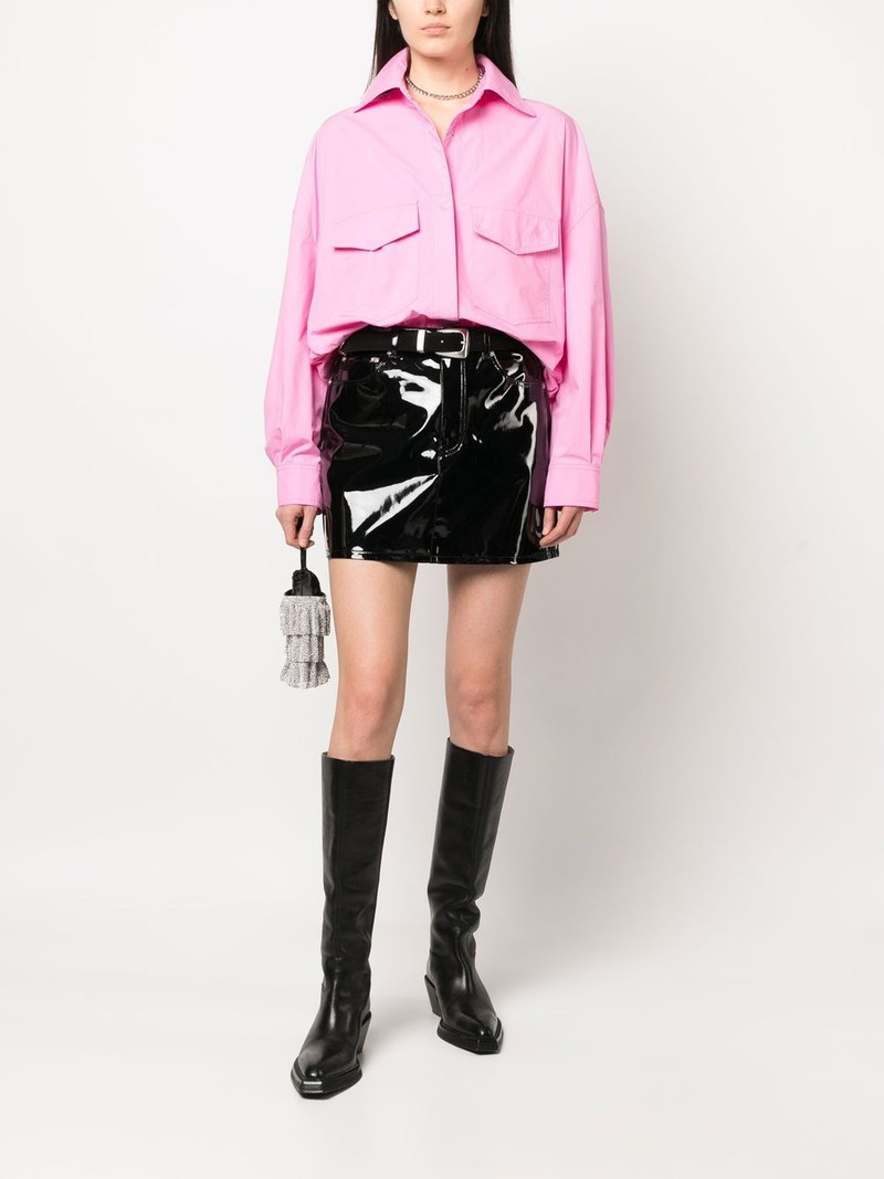 THE ATTICO Elaine buttoned overshirt outlook