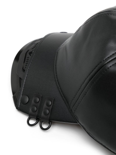 Innerraum faux-leather baseball cap outlook