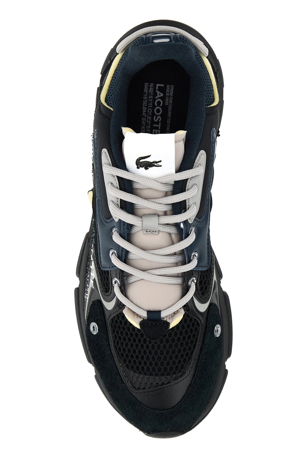 Multicolor leather and mesh L003 Neo sneakers - 4
