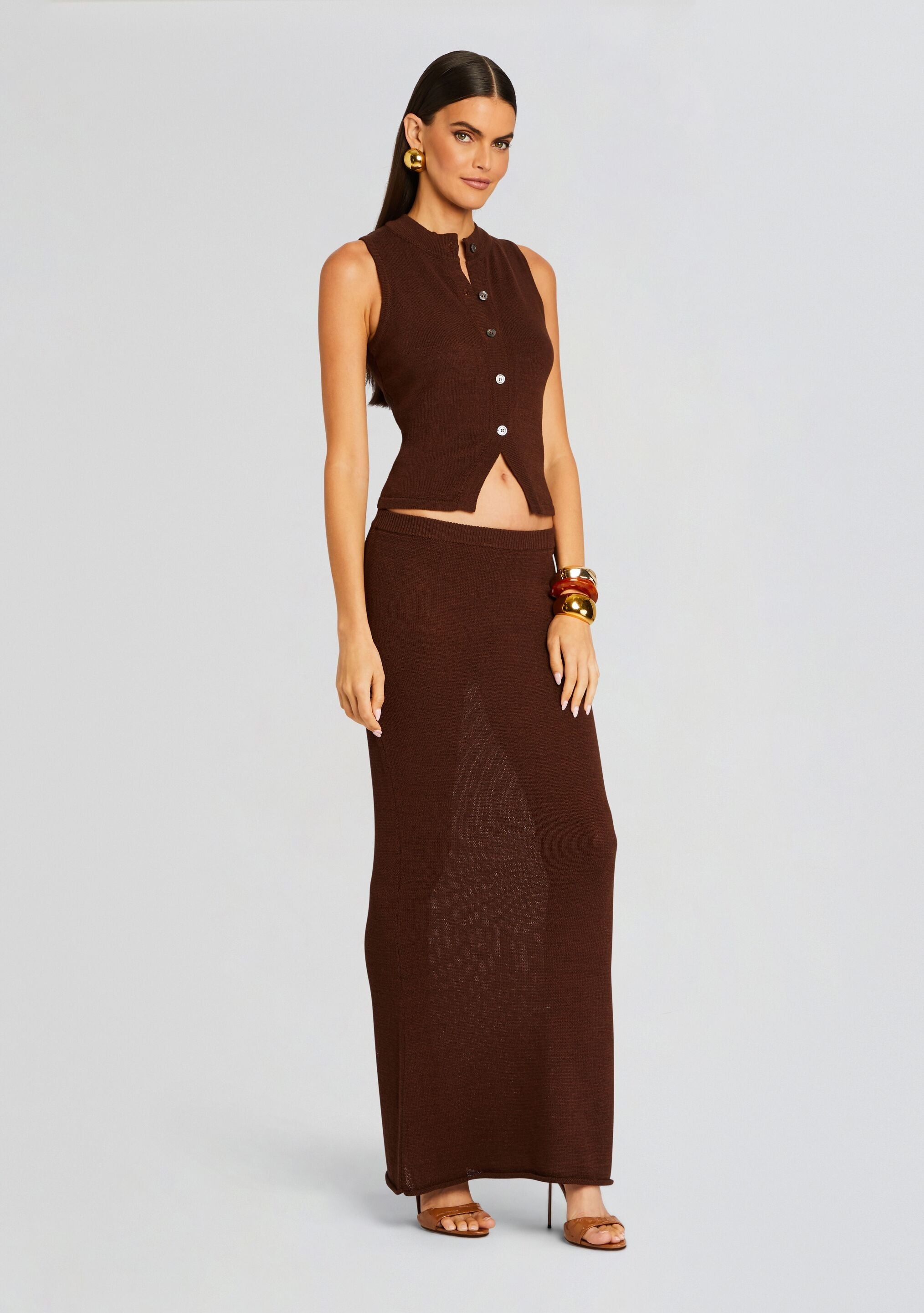 KORA KNIT MAXI SKIRT - 3