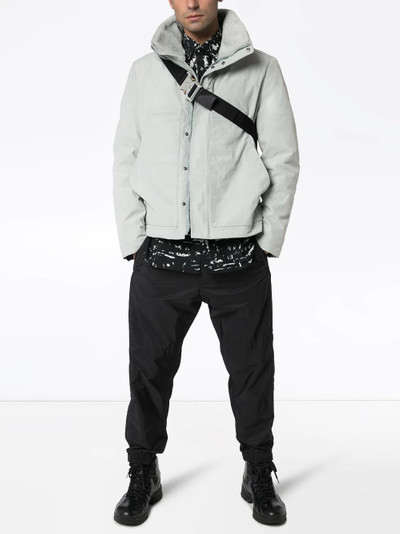 Yves Salomon zip-front puffer jacket outlook