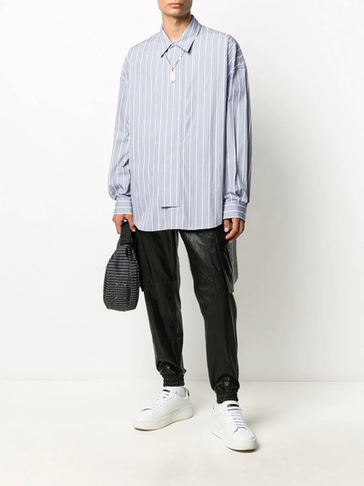 JUUN.J textured drawstring waist track pants outlook