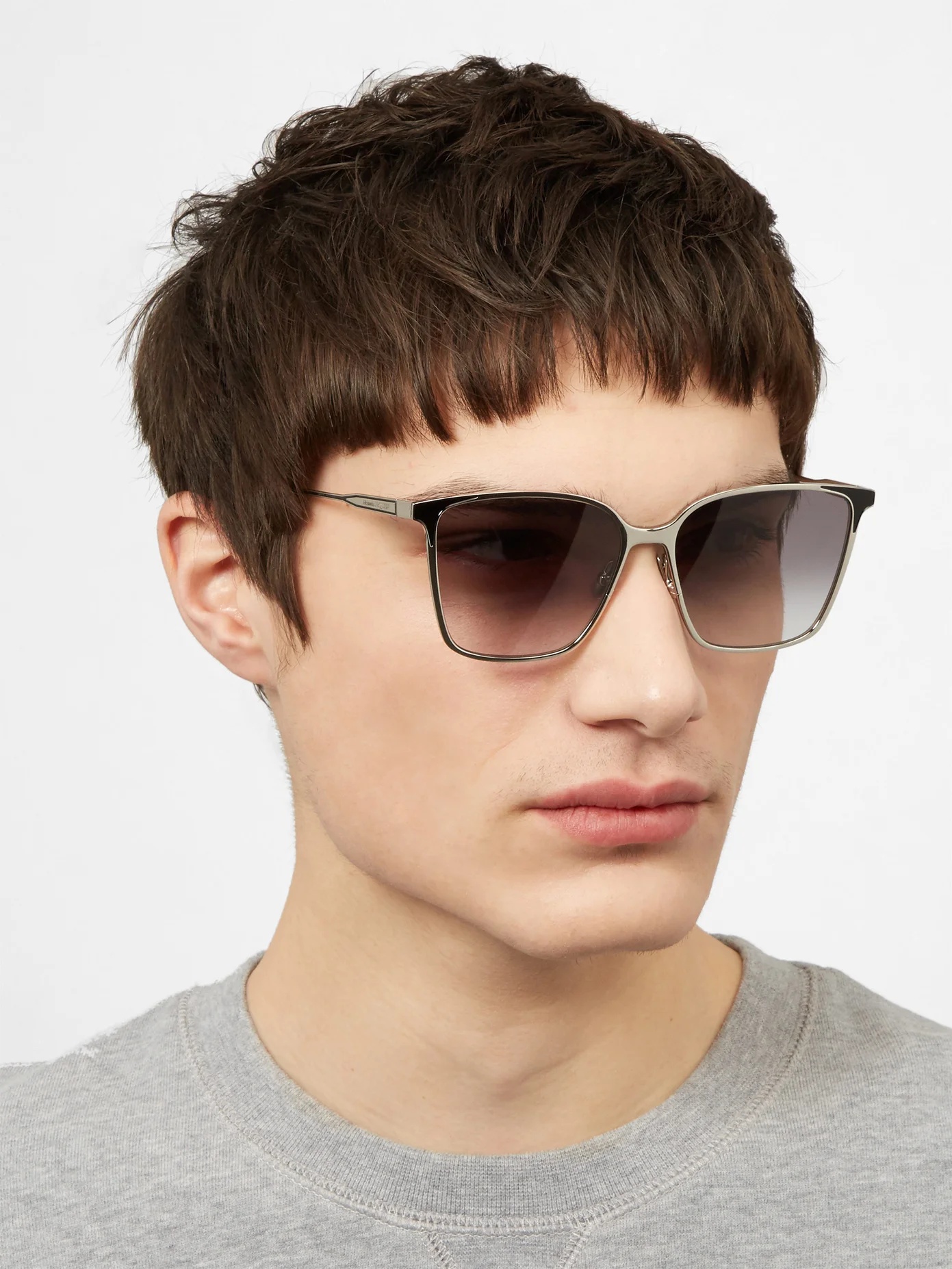 Square metal sunglasses - 2