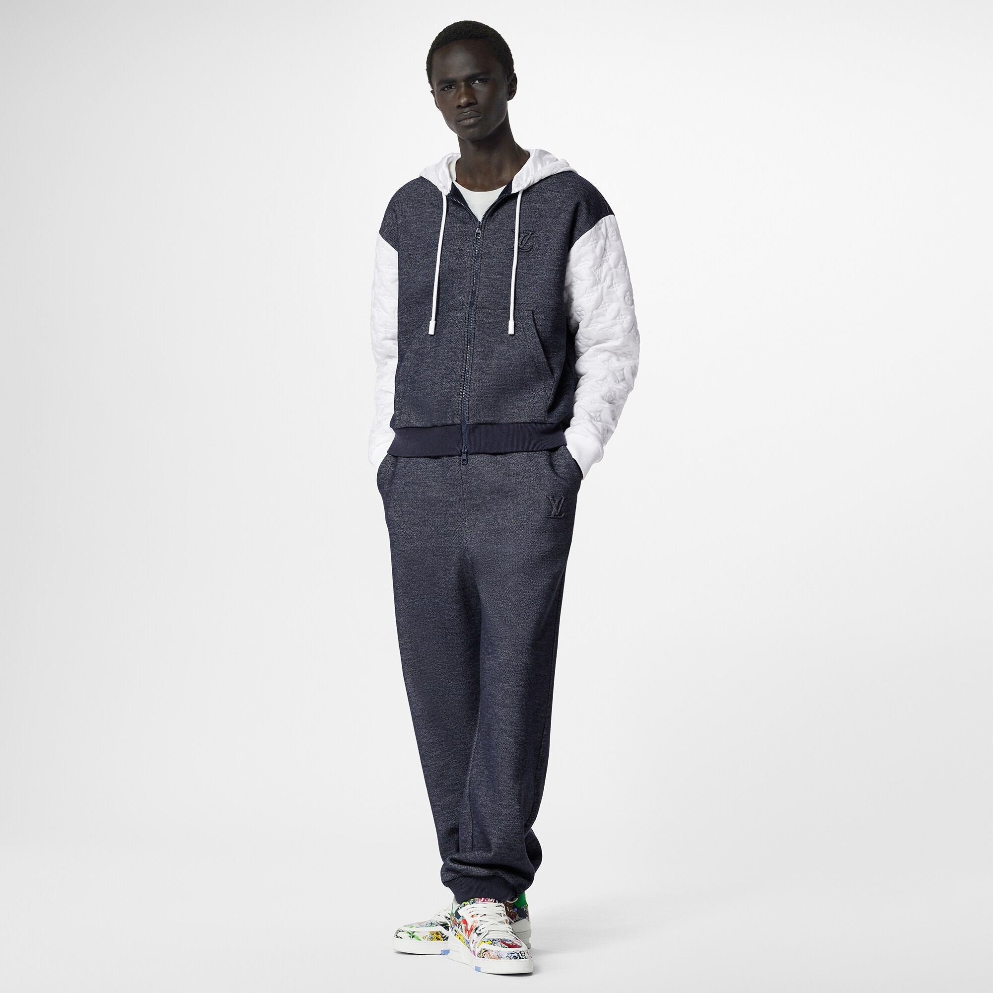 Hybrid Monogram Hooded Blouson - 2