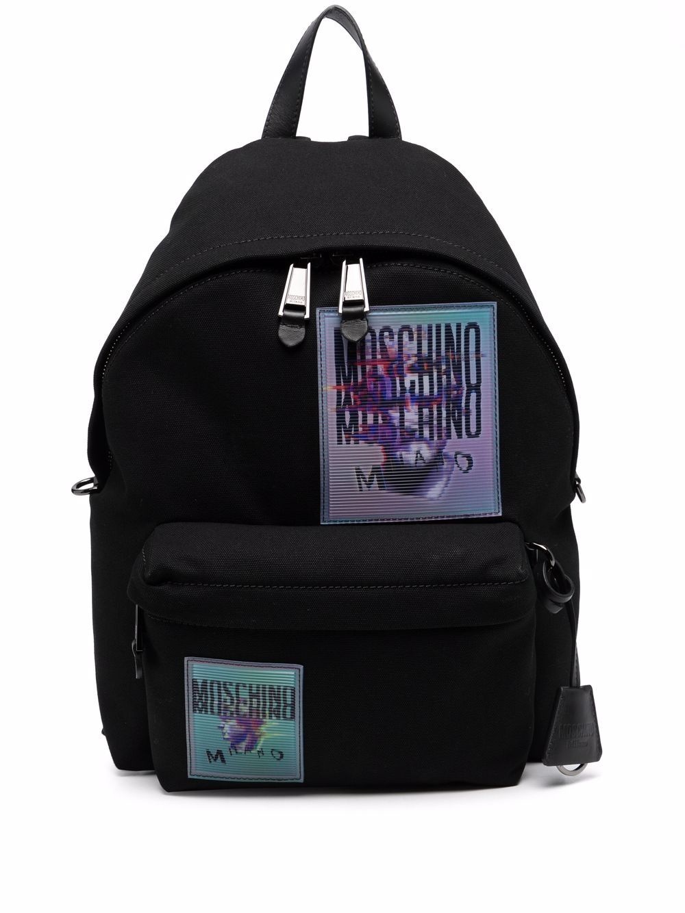 warped-logo backpack - 1