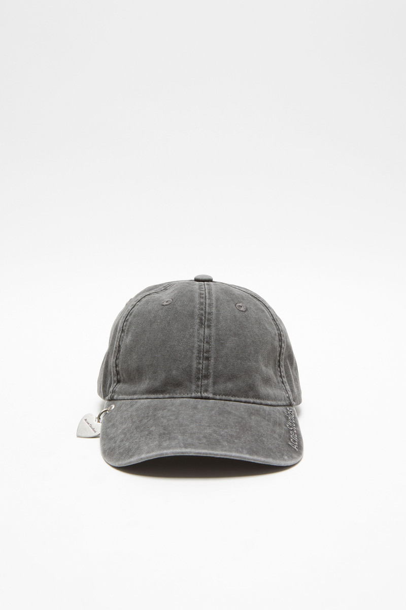 Twill cap pendant - Faded black 1