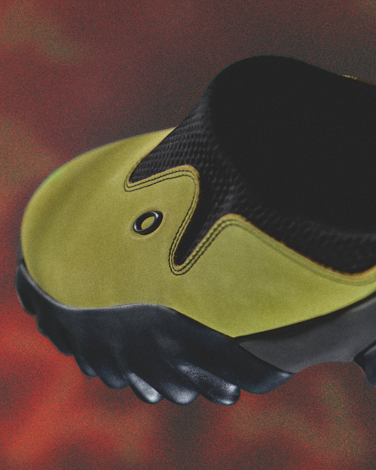 Oakley Factory Team Suede Chop Saw Mule - Celery / Black - 7