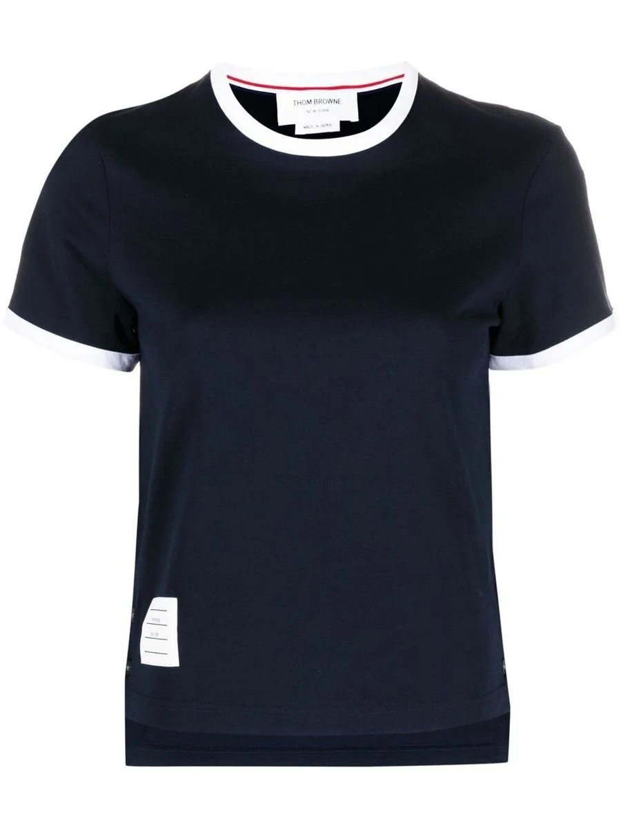 Thom Browne THOM BROWNE COTTON T-SHIRT - 1