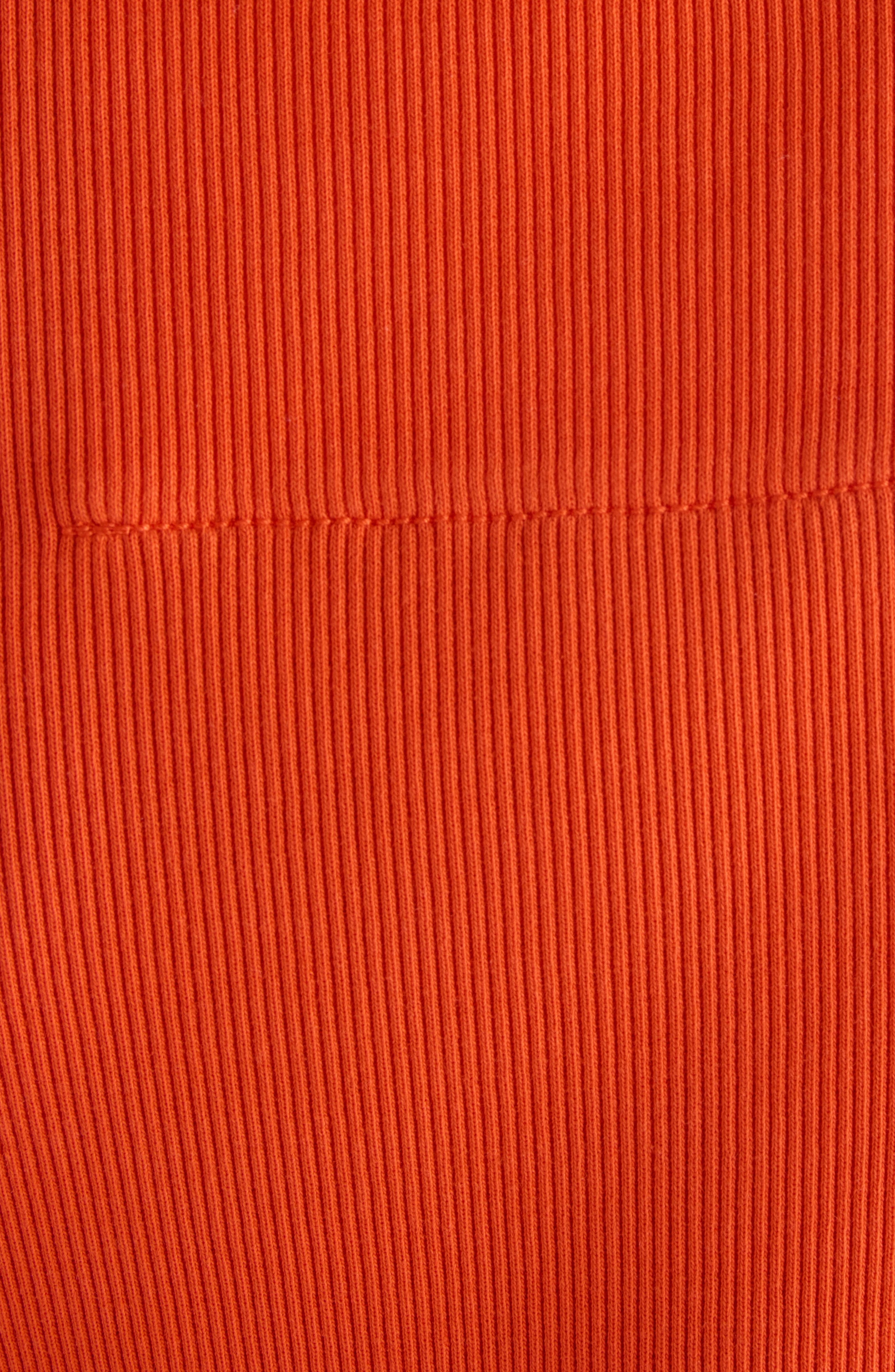 Givenchy 4G Logo Rib Minidress in Orange at Nordstrom - 7