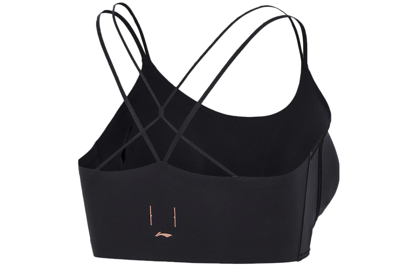 (WMNS) Li-Ning Yoga Sports Bra 'Black' AUBT004-3 - 2