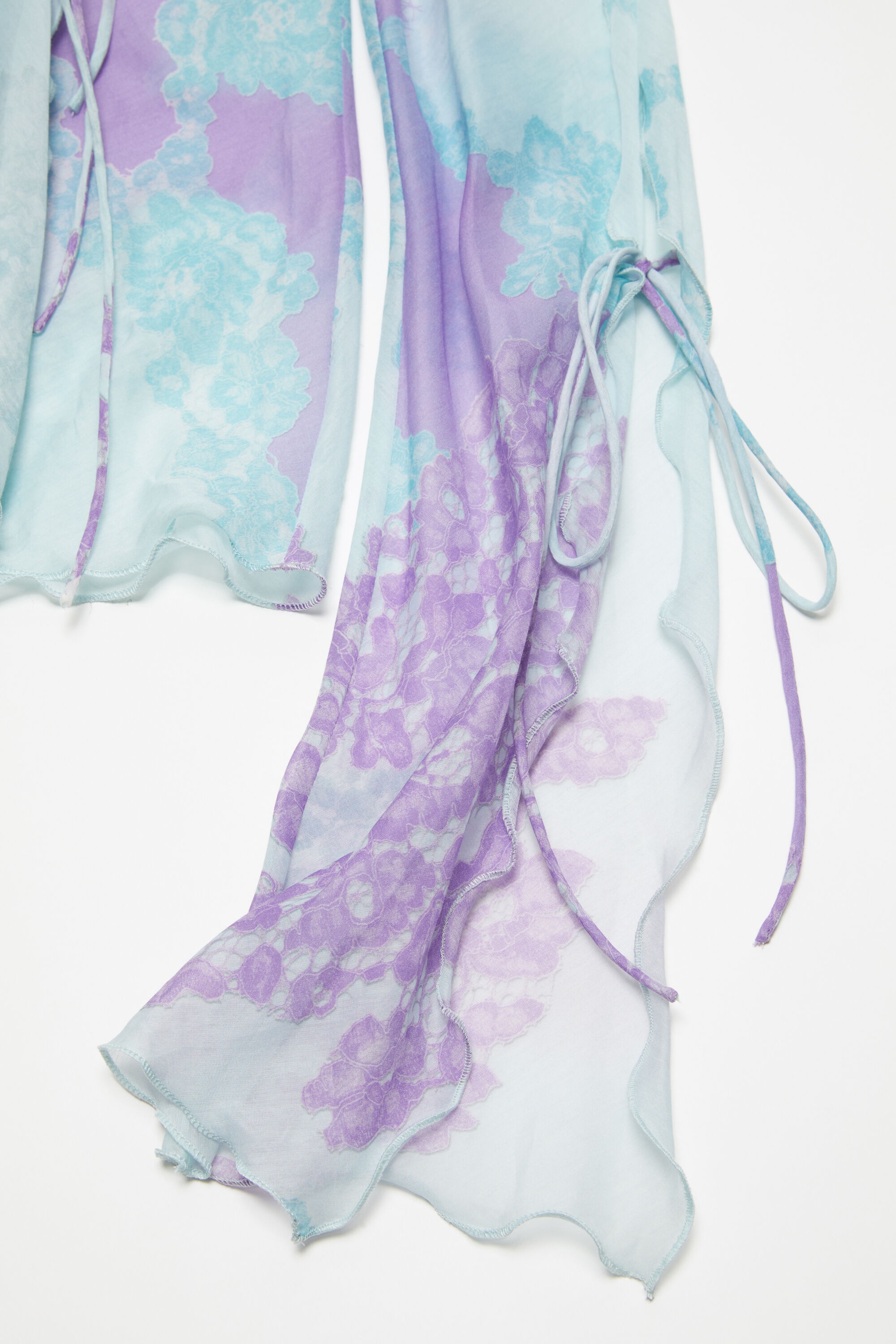 Print blouse - Blue/lilac - 5