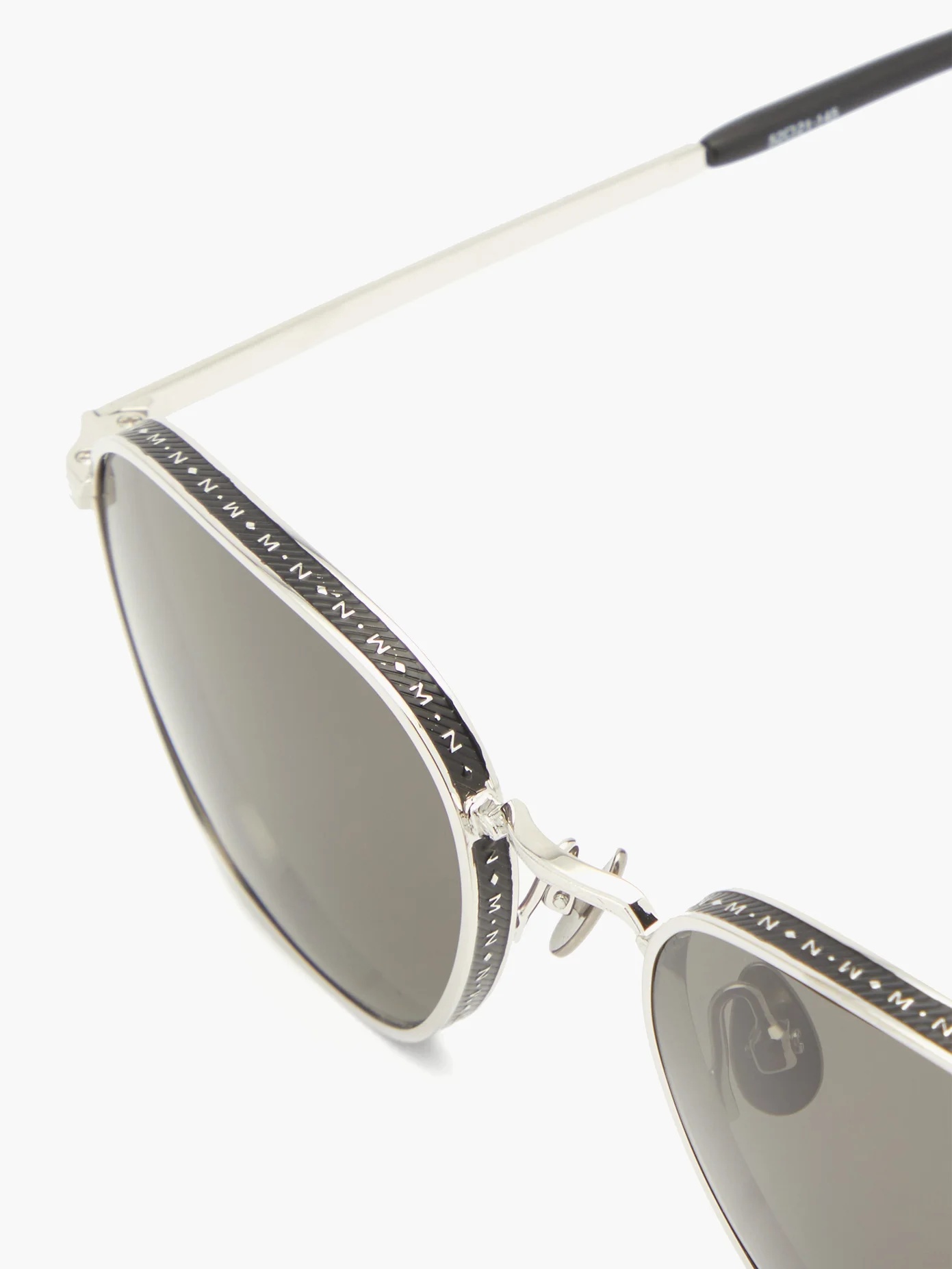 Hexagonal titanium sunglasses - 5