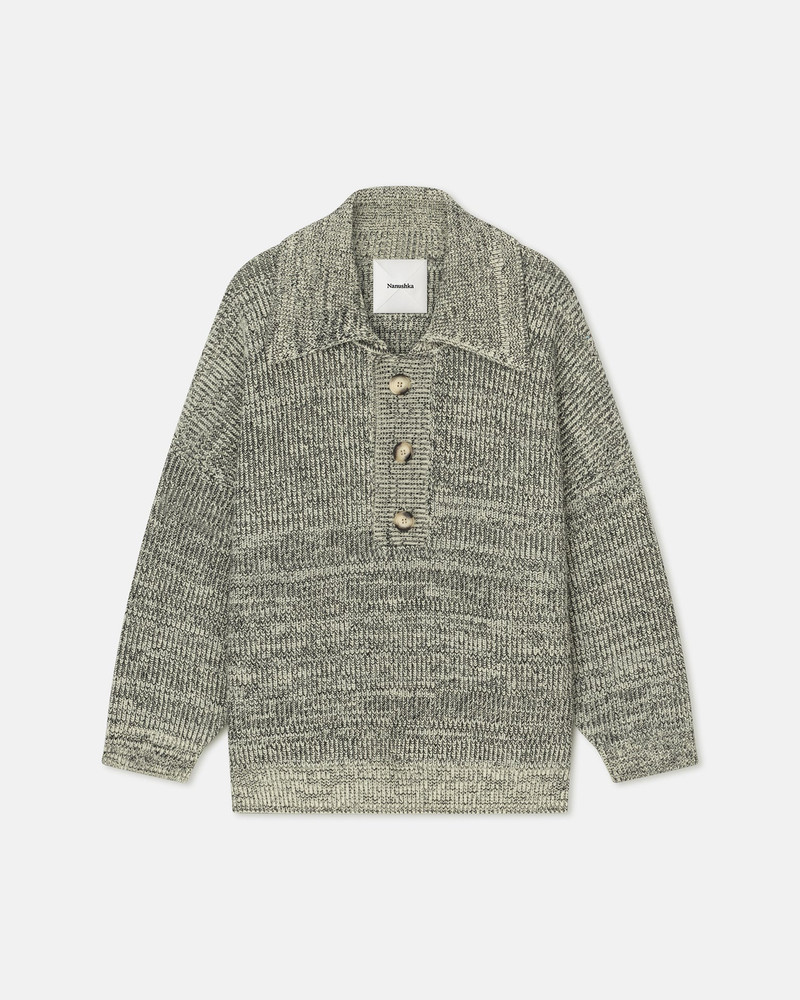 Cashmere-Blend Mouline Sweater - 1
