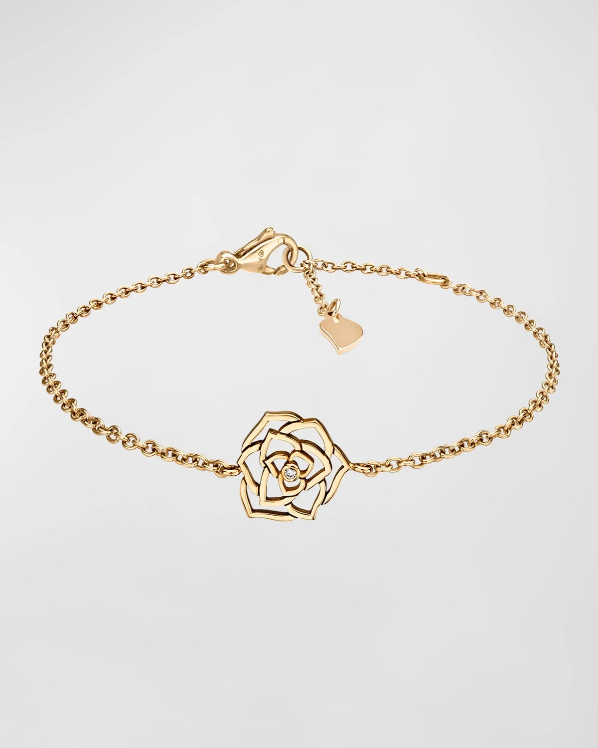 Rose 18K Rose Gold Diamond Bracelet - 1