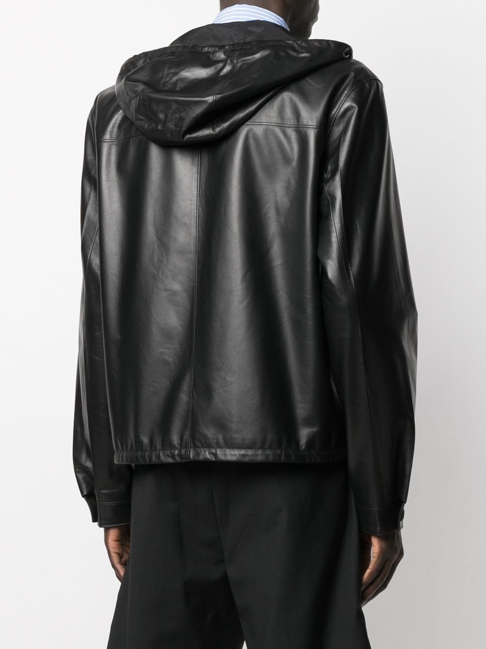 logo-plaque zipped jacket - 4