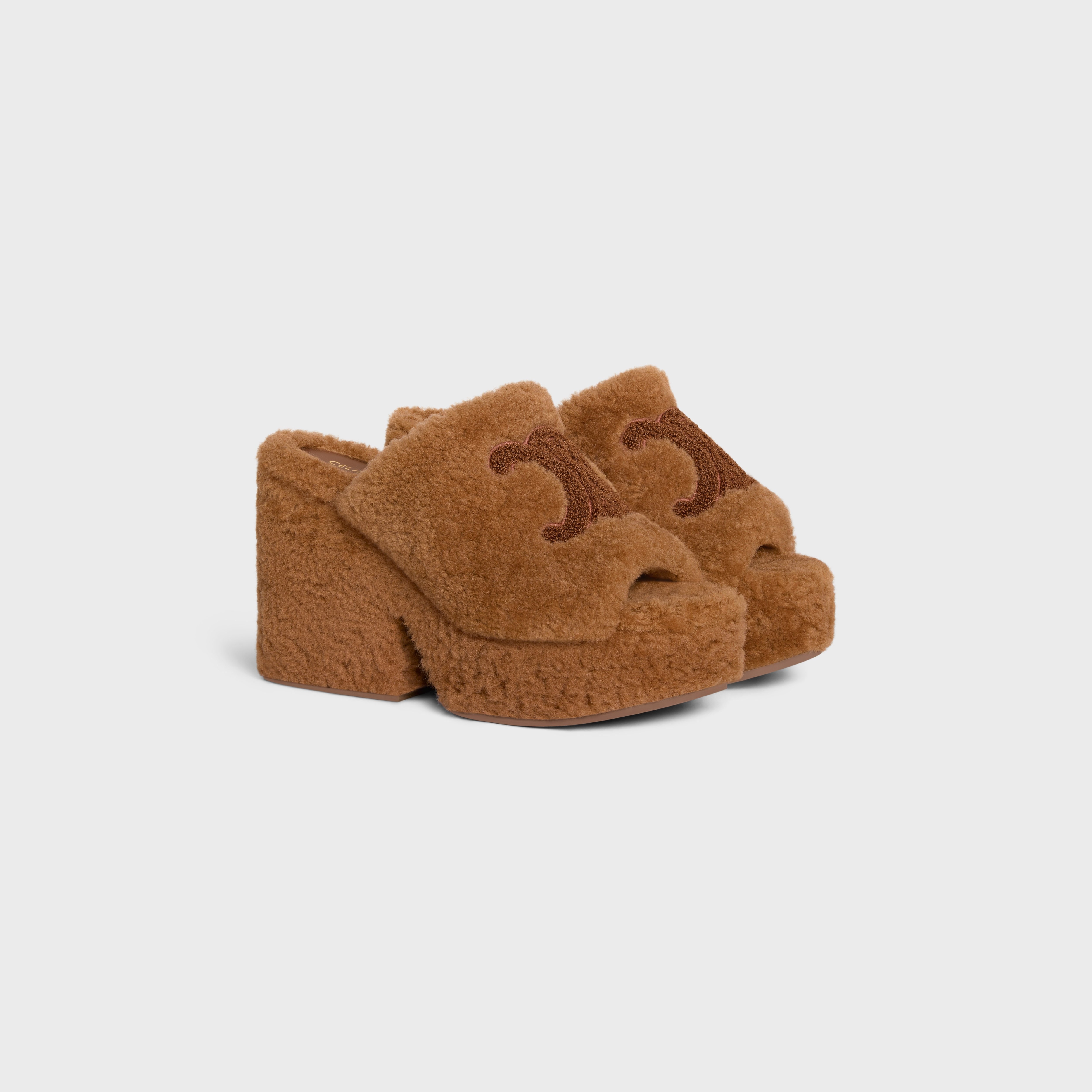 CELINE ELENA MULE in SHEARLING - 2