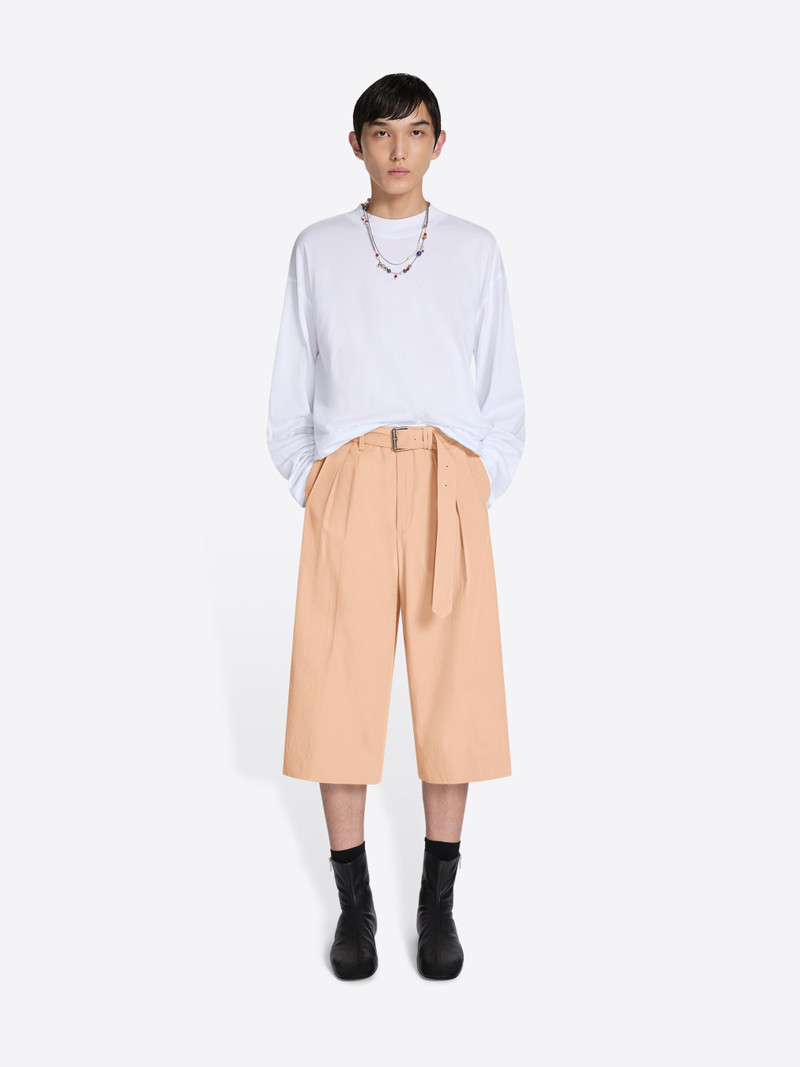 Dries Van Noten BELTED COTTON POPLIN SHORTS outlook