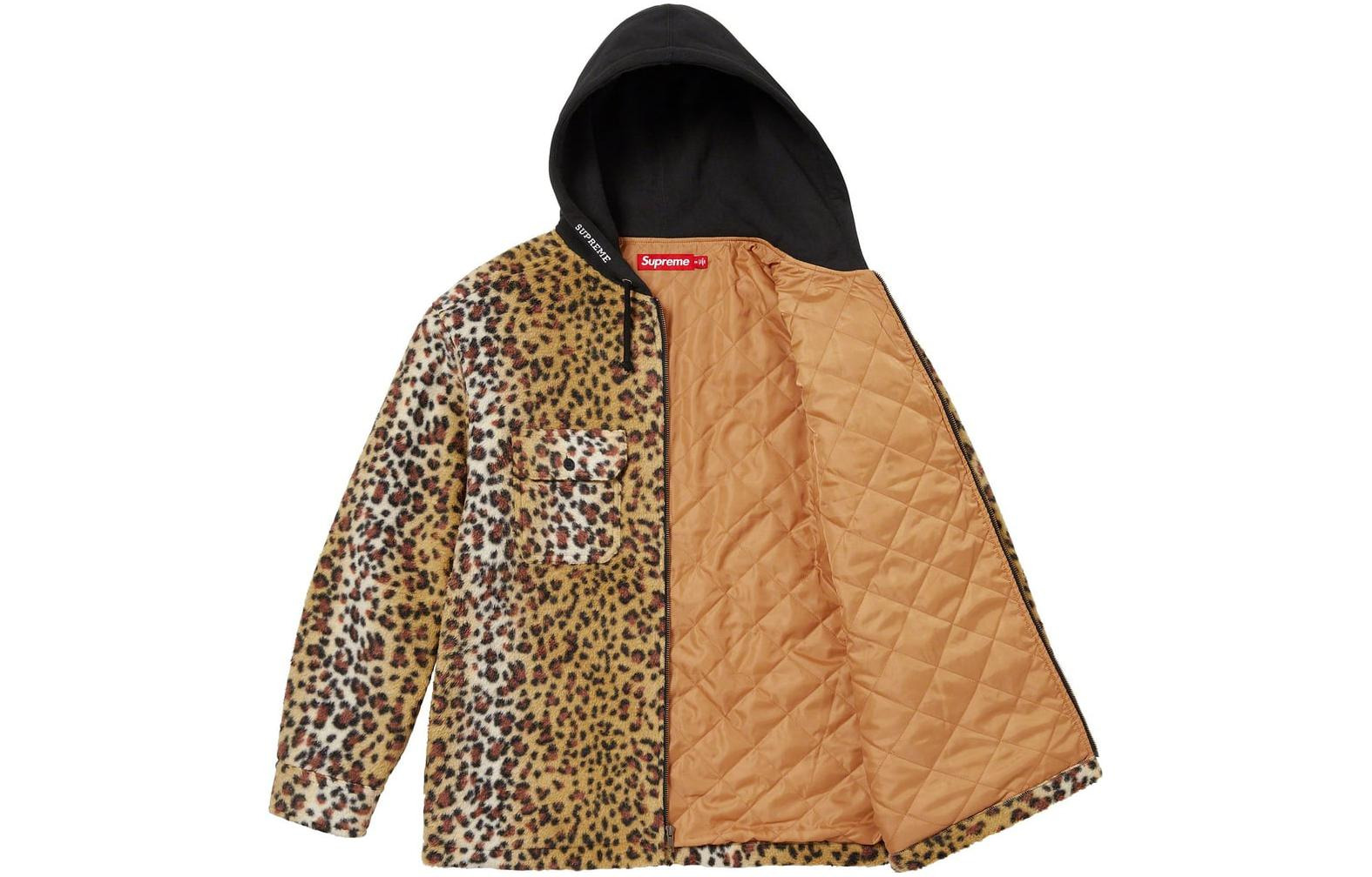 Supreme FW23 FW23 Week11 Fleece Zip Up Hoodie 'Brown' SUP-FW23-185 - 3