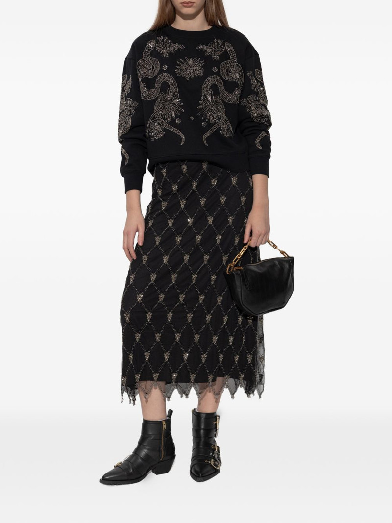 ALLSAINTS Cecile embellished sweater outlook