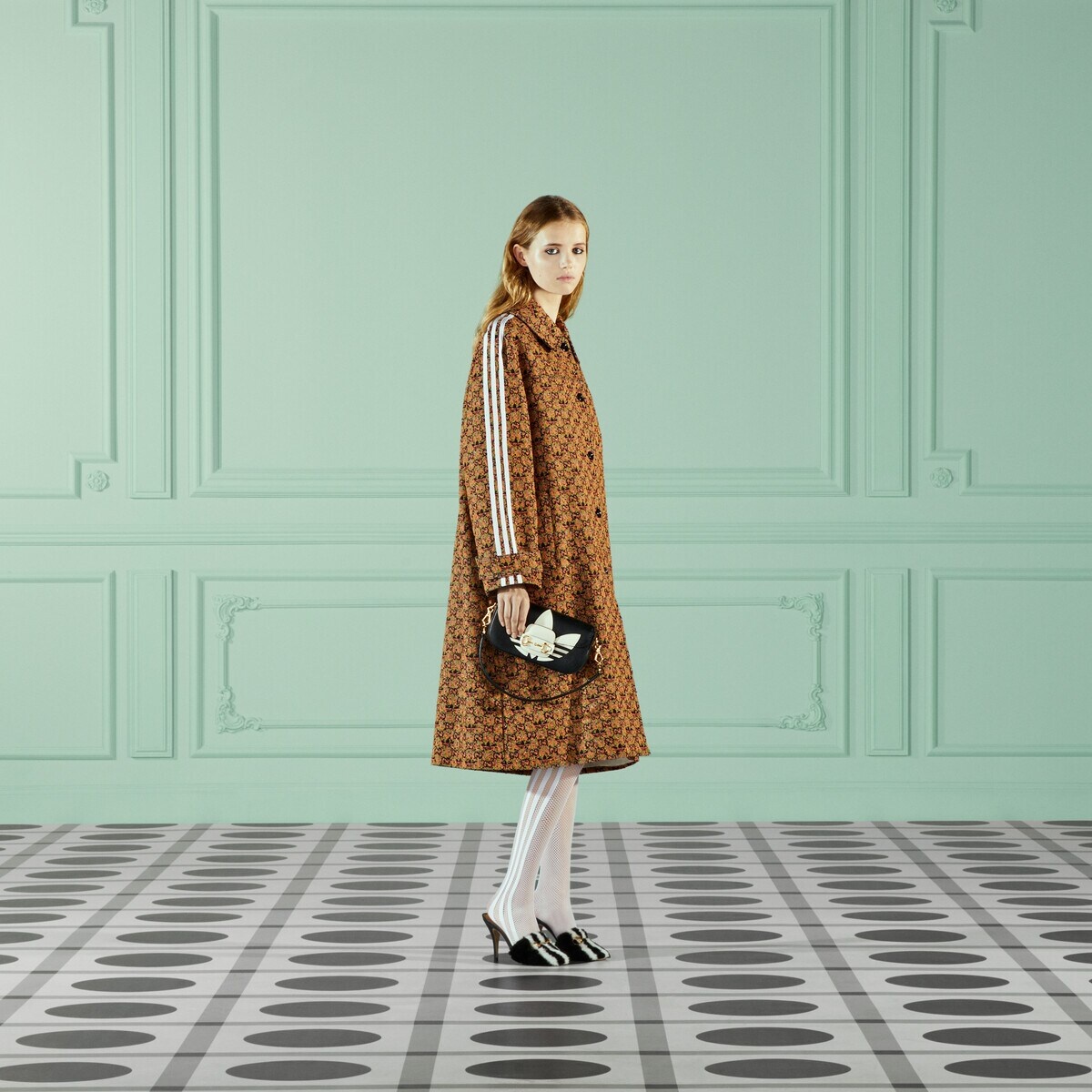 adidas x Gucci GG Trefoil coat - 3