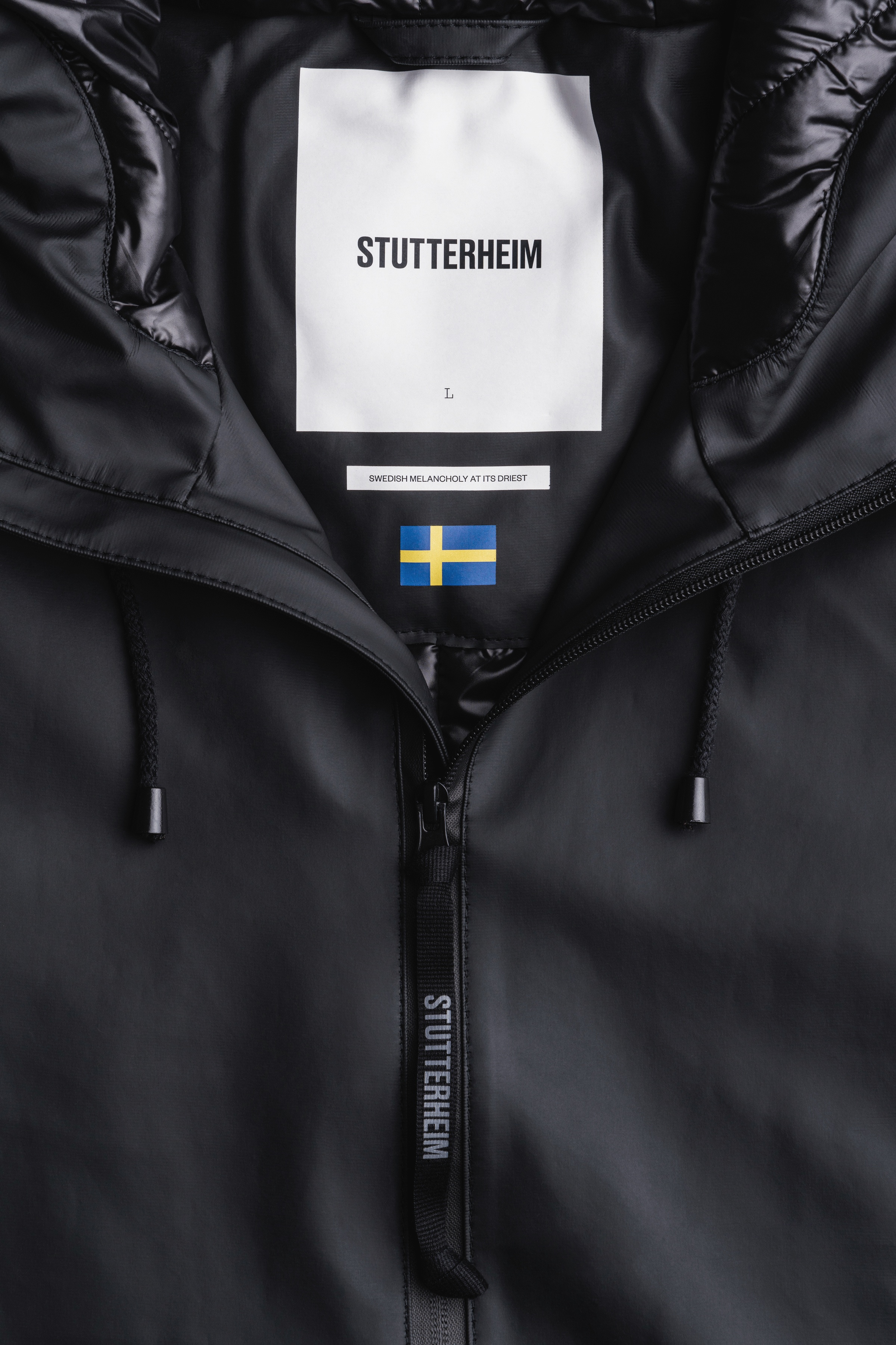 Stockholm Long Winter Jacket Black