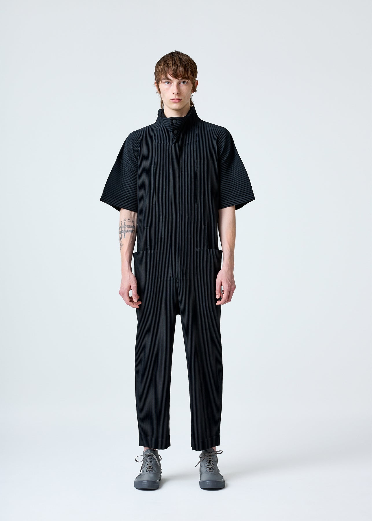PLEATS BOTTOMS JUMPSUIT - 3