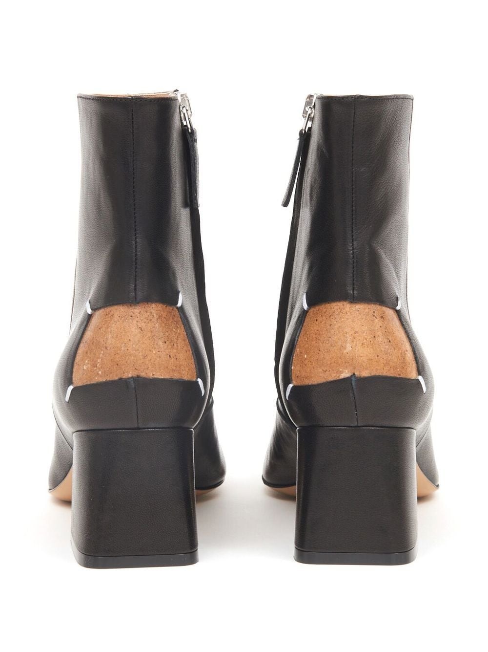 square-toe heeled boots - 3