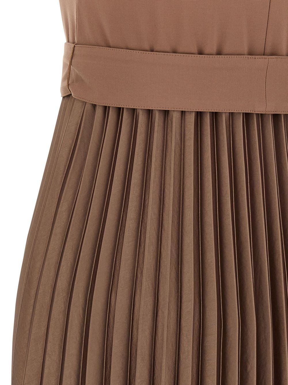 Samuele pleated belted midi dress - 4