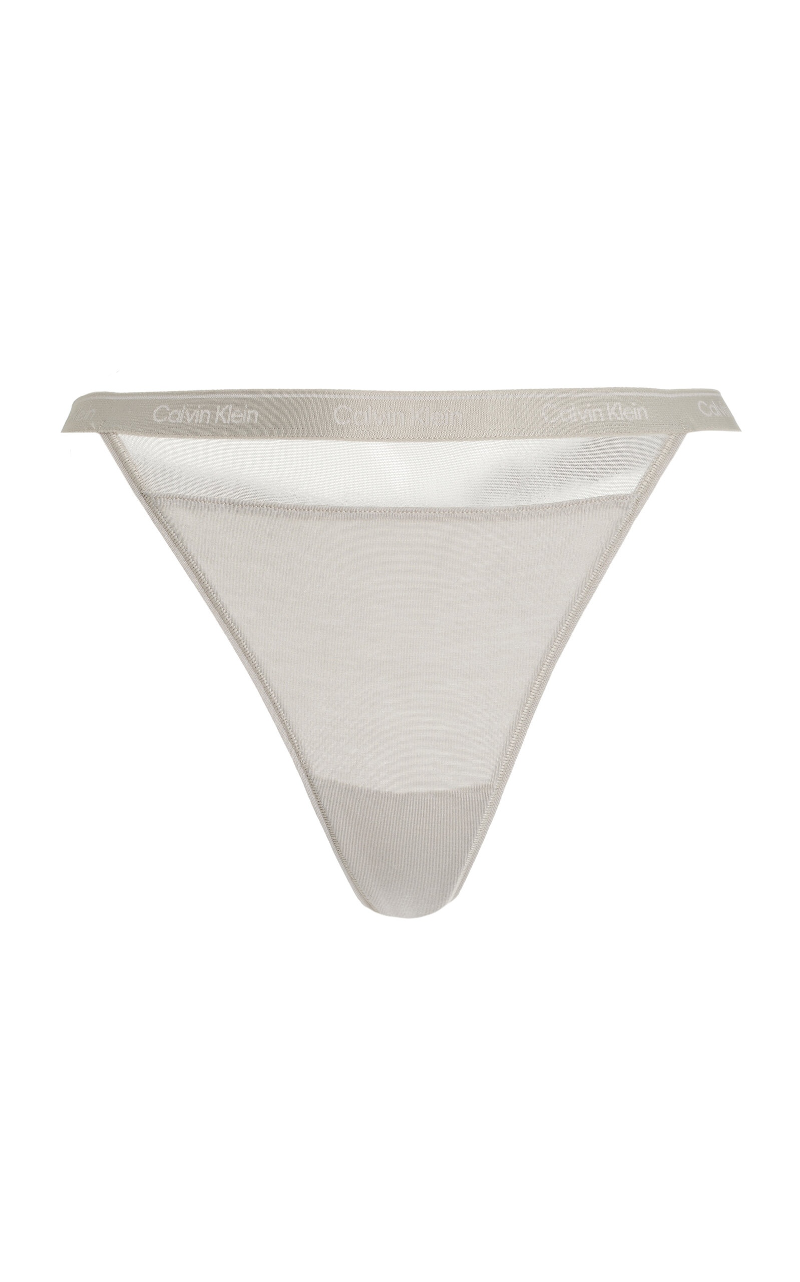 Nensi Dojaka for Calvin Klein Modal-Cashmere Thong grey - 1