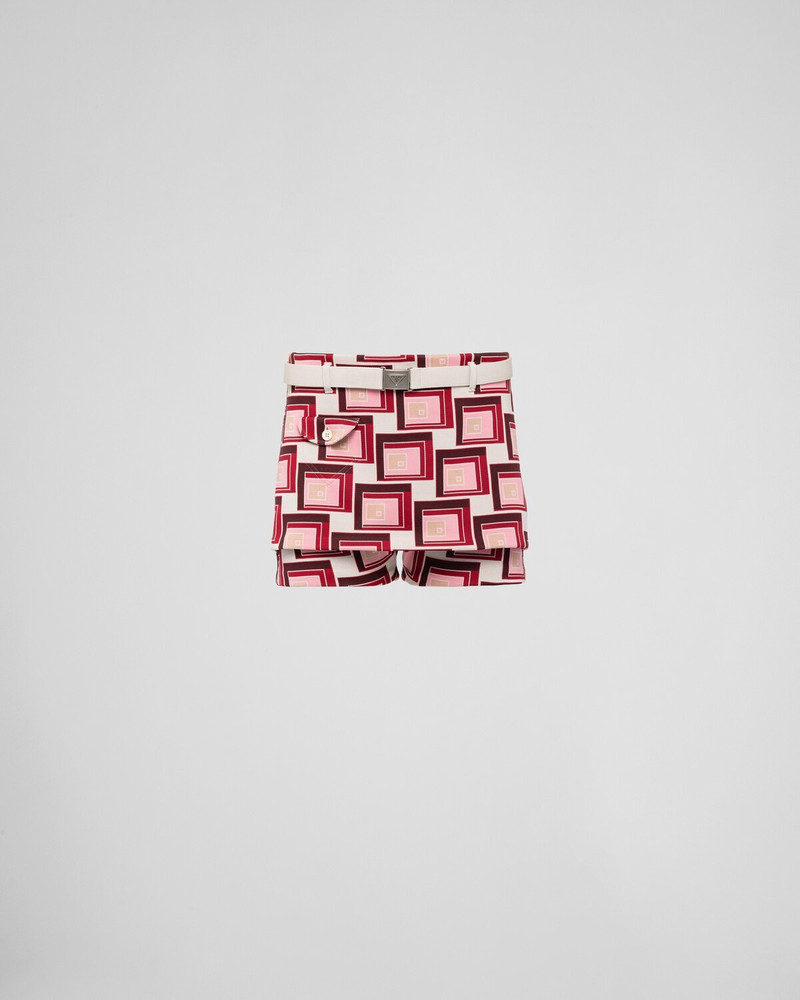 Jacquard knit shorts 1