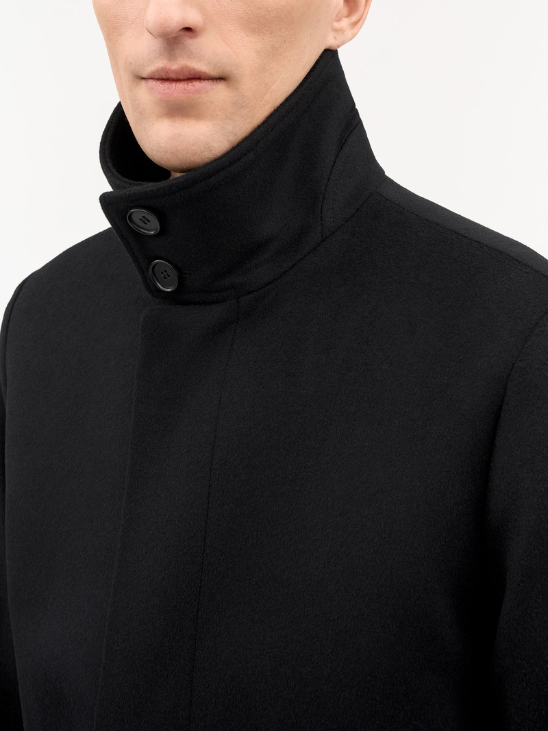 Aleric Funnel-Neck Coat 5
