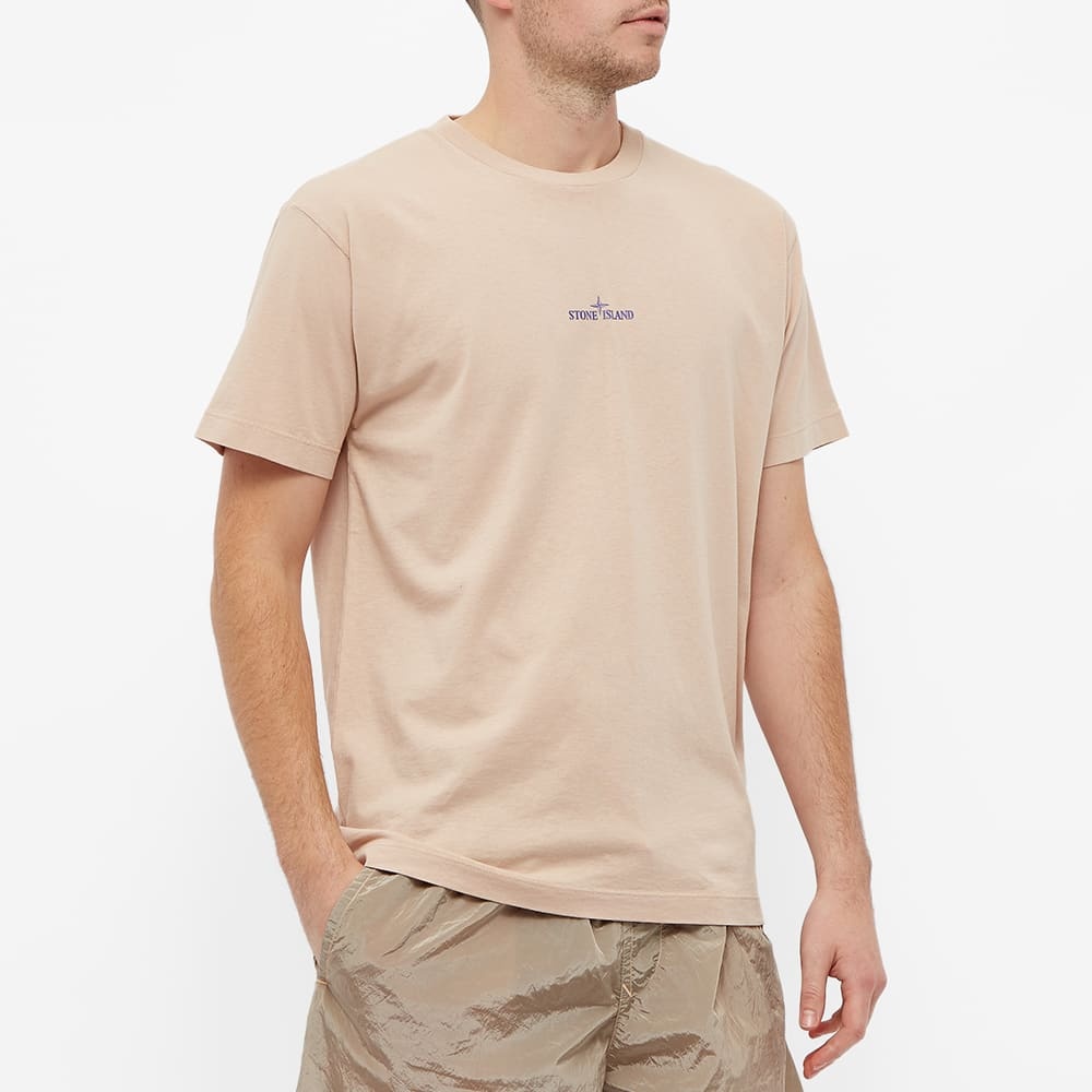 Stone Island Scrap Logo Back  Tee - 4