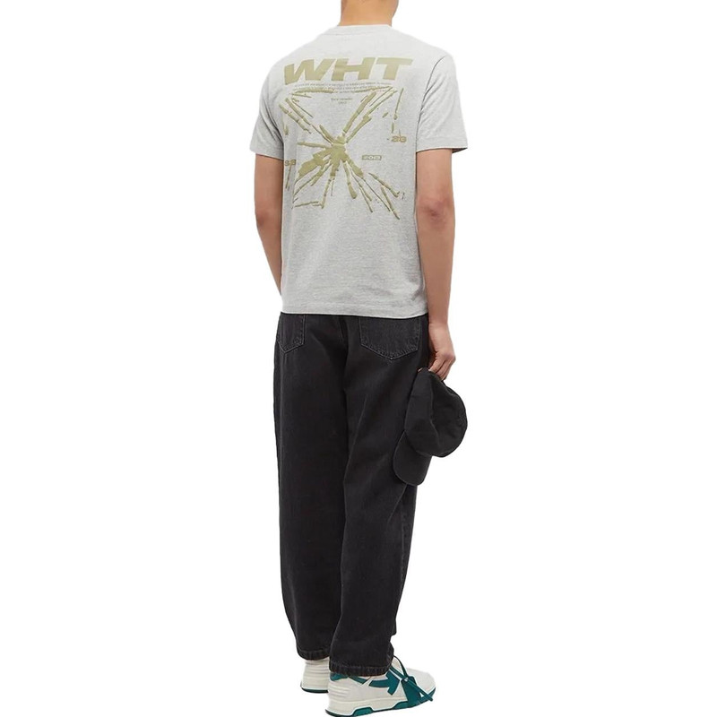 Off-White Off-White Splash Arrow T-Shirt 'Grey' OMAA027S23JER0050817 outlook