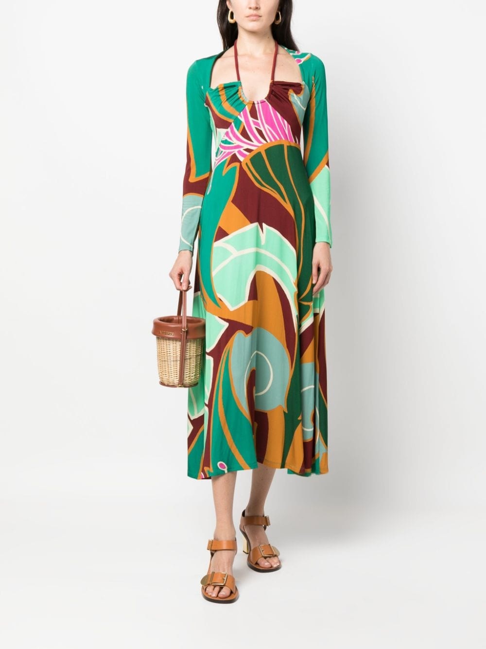 Tapestry Of Time long-sleeved dress - 2