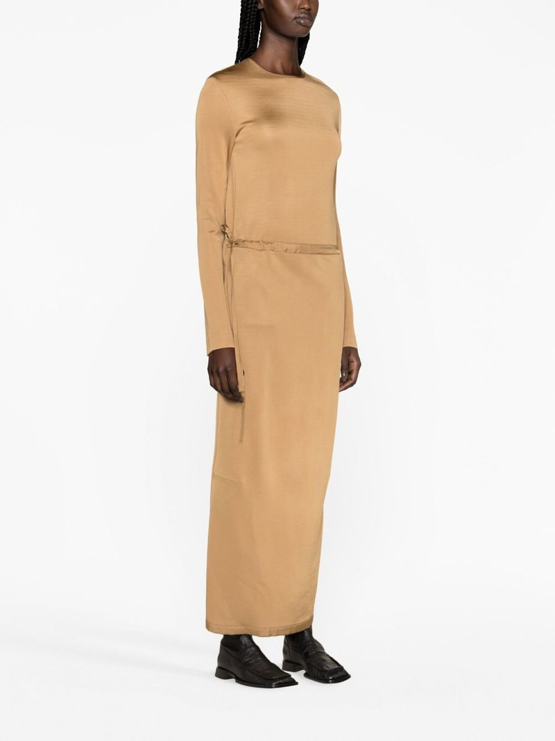 drawstring-waist midi dress 4