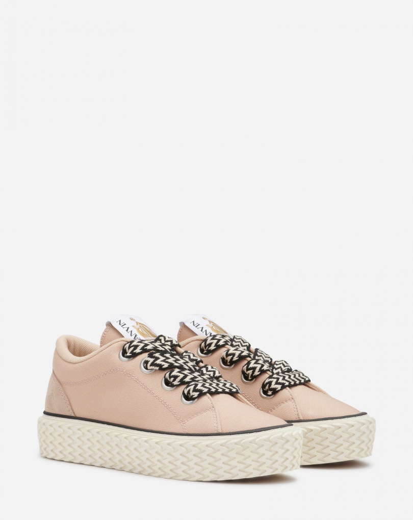 COTTON CANVAS CURBIES SNEAKERS - 2