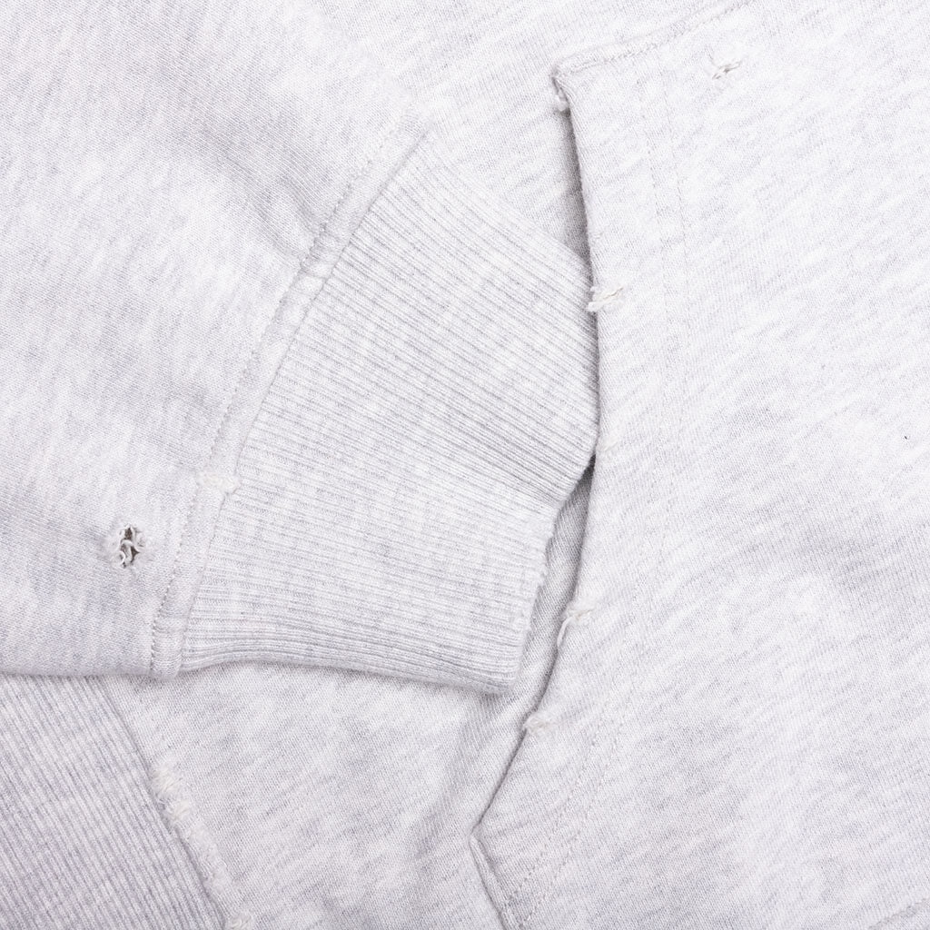 CONVERSE X THIS IS NEVER THAT GOLD STANDARD HOODIE - LIGHT RETRO GREY HEATHER - 3