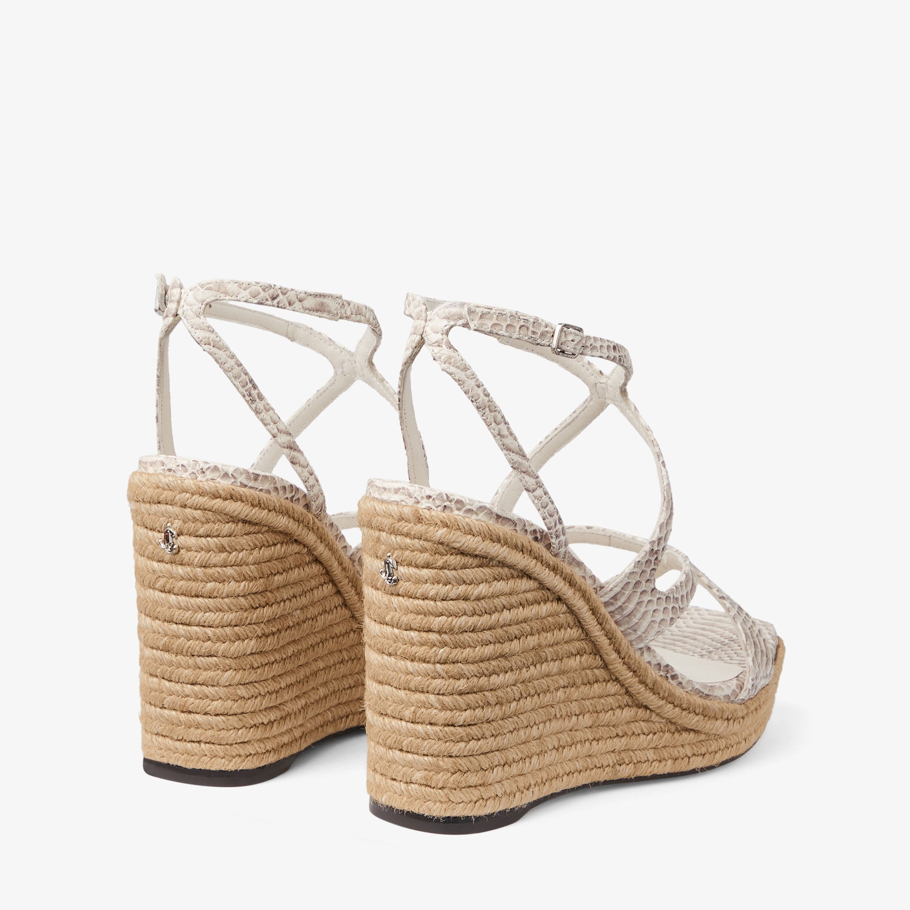 Ayla 110
Roccia Snake Print Leather Wedge - 5