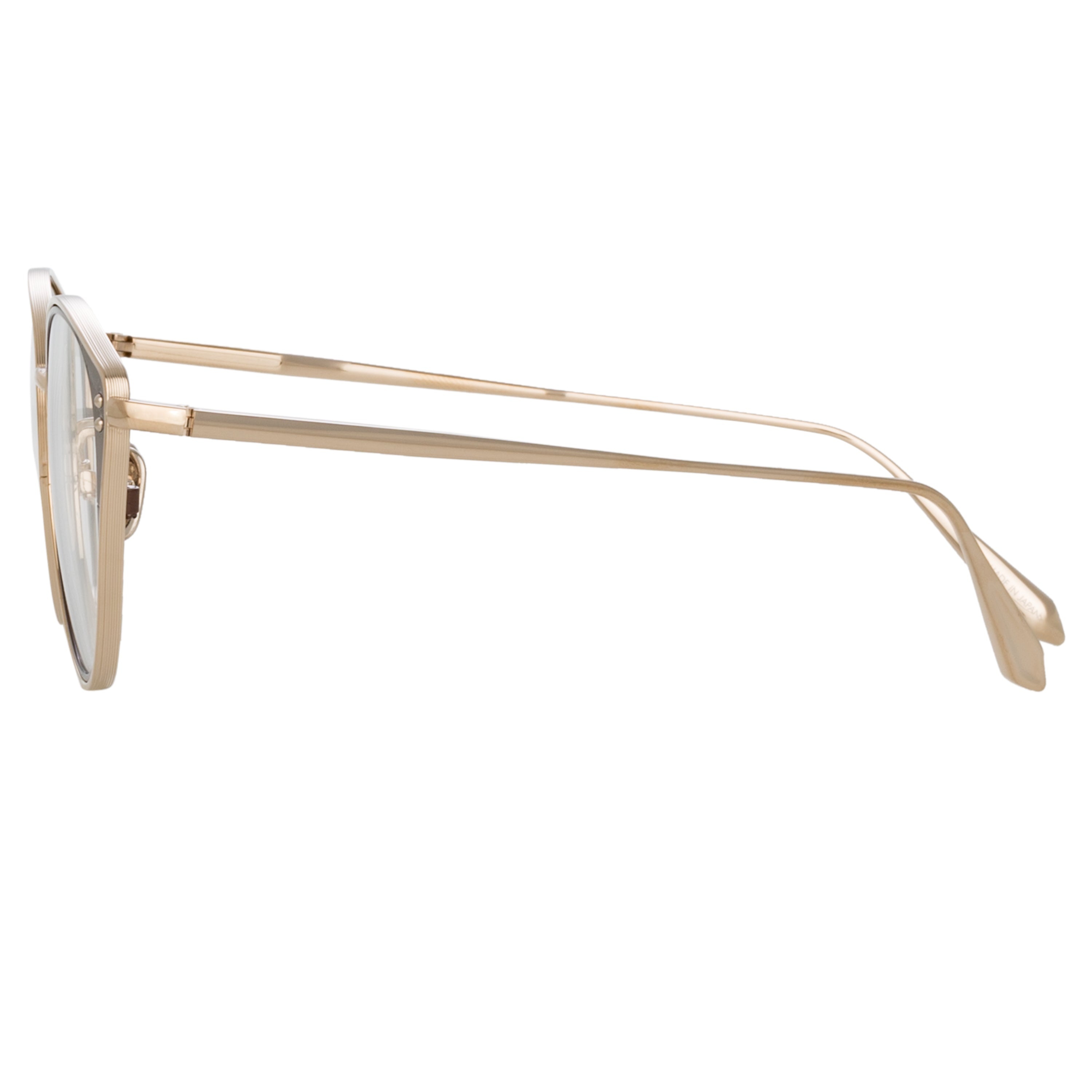 ALBA CAT EYE OPTICAL FRAME IN LIGHT GOLD - 3