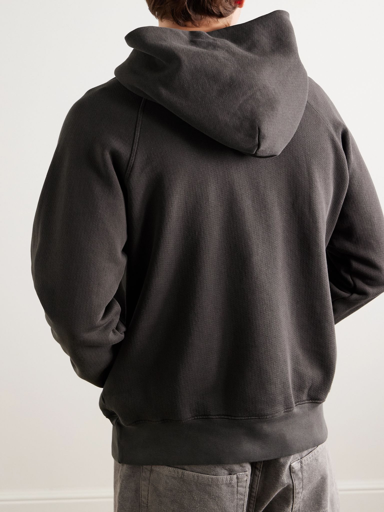 Cotton-Jersey Hoodie Dark gray - 3