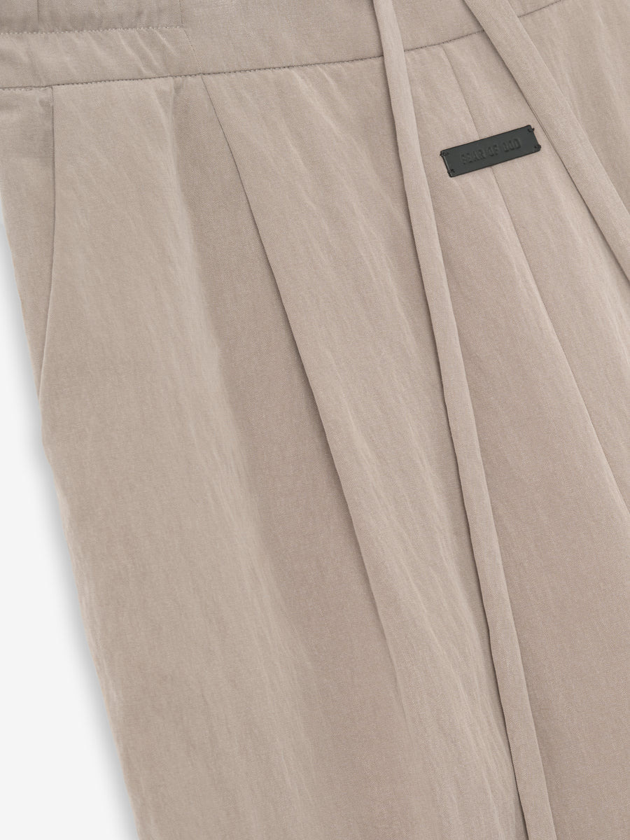 Wool Cotton Drawstring Straight Pant - 3