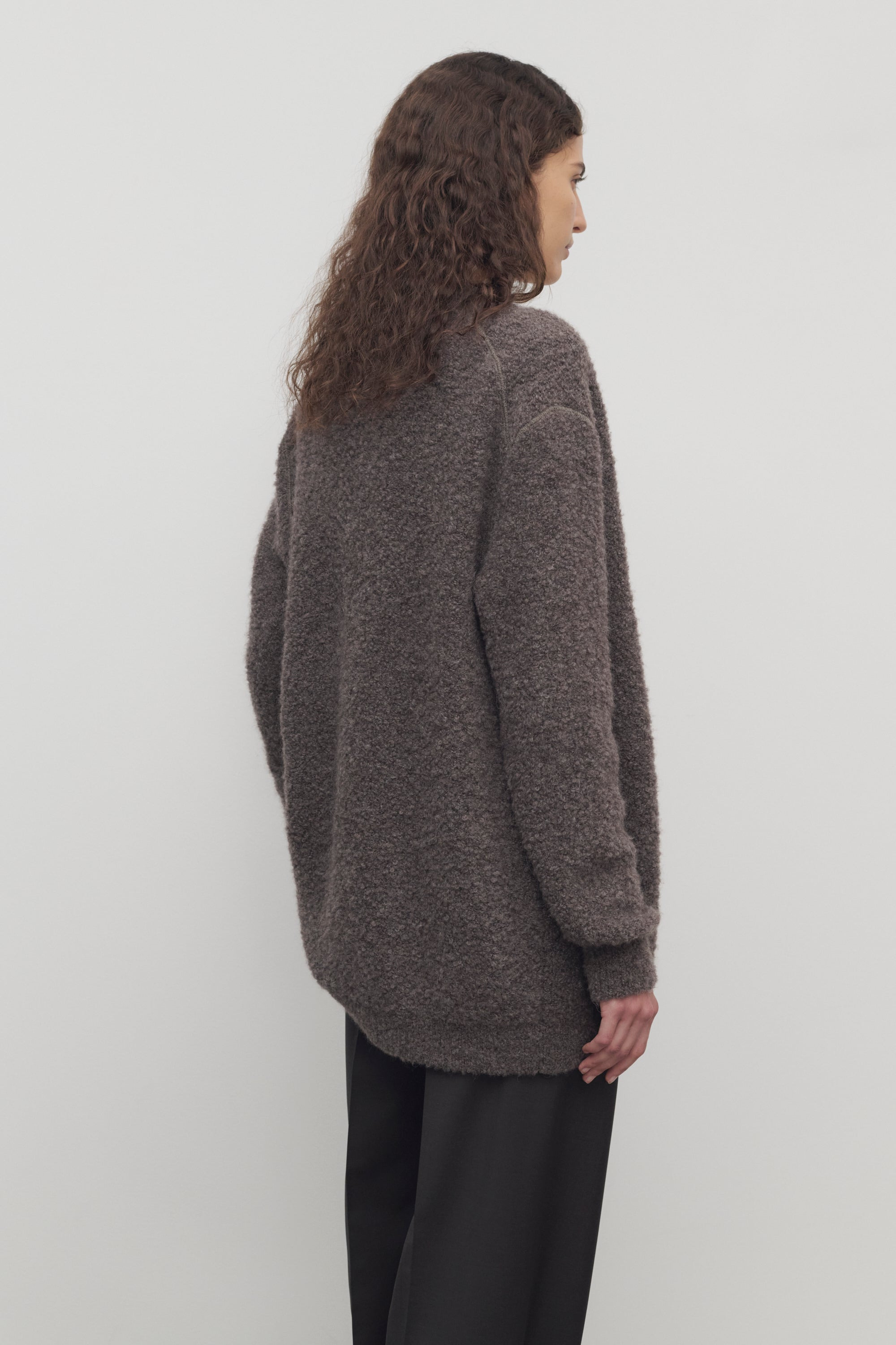 Laleh Cardigan in Cashmere, Alpaca and Silk - 5
