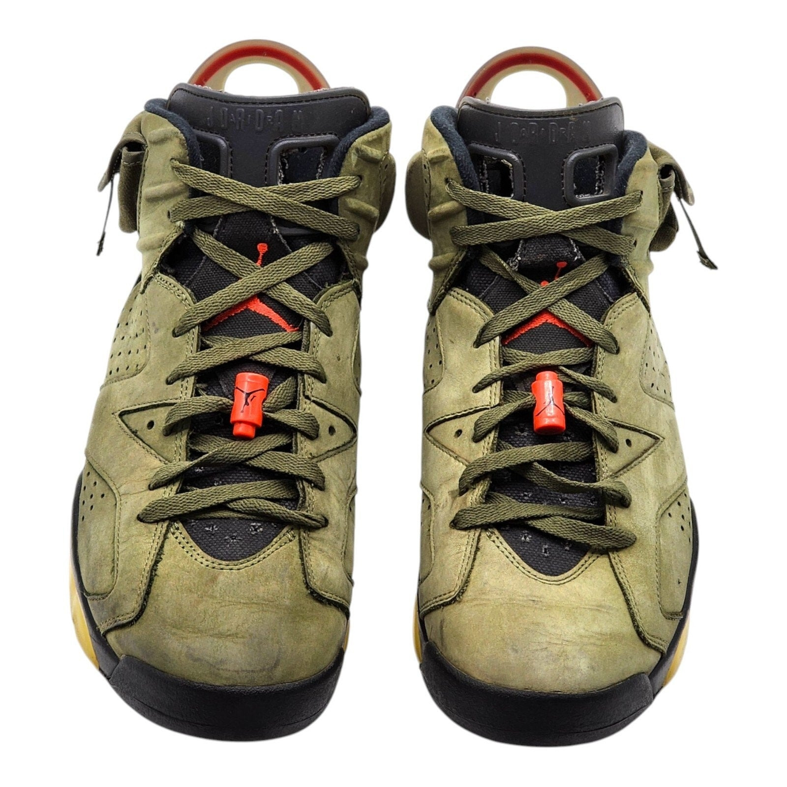Jordan 6 Retro x Travis Scott Cactus Jack Olive CN1084-200 US 12 EU 46 preowned - 3