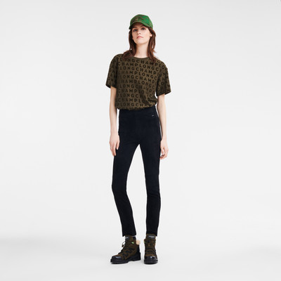 Longchamp Skinny pants Black - Leather outlook