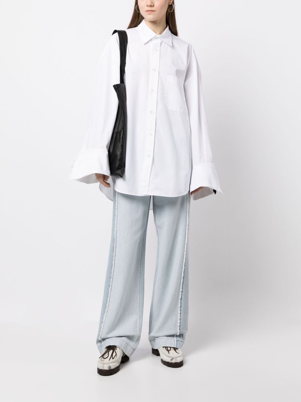oversized string shirt - 3