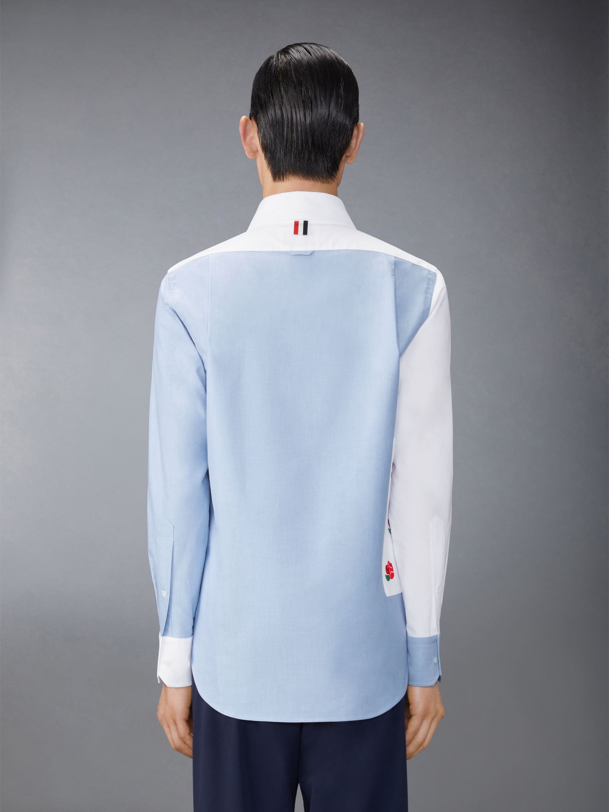 Oxford Rose and Raven Patch Shirt - 3
